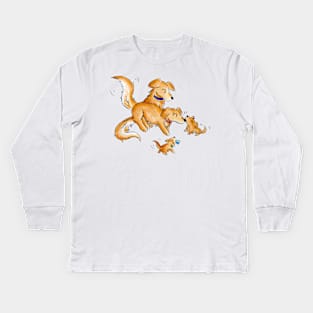 Golden Family Kids Long Sleeve T-Shirt